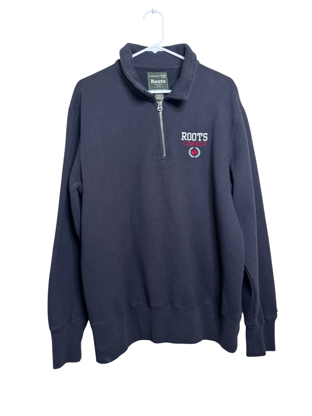 Men’s Roots Canada Quarter Zip Pullover